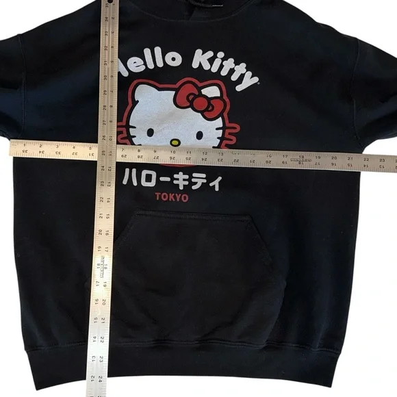 Hello Kitty Tokyo Black Pullover Graphic Hoodie Women’s Size M - Picture 5 of 5